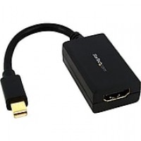 StarTech Mini DisplayPort To HDMI Video Adapter Converter, Black